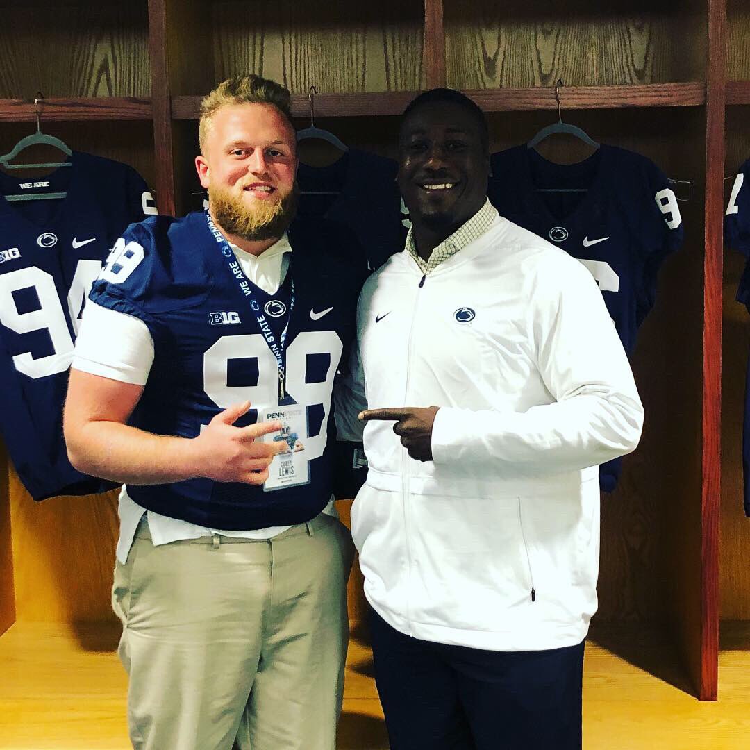 lewisc3650's tweet photo. Had an awesome time at Penn State today!!!! Thanks so much for the hospitality!! #WEARE https://t.co/A2E0iF0h0F