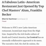 Photo by Franklin Becker (@ChefBeckerNYC)