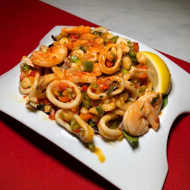 HiClassMag's tweet photo. A beautiful and delicious appetizer of avocado topped with seafood salad, shrimp, calamari, scallops and octopus at Sayola, a top Spanish restaurant in Tenafly #travel #NJโ
*โ
*โ
*โ
*โ
#Sayola #diningoutnj #finedining #hautecuisines #hungry #taโฆ https://t.co/U91a5RQPLW https://t.co/sSBBOd6MmY
