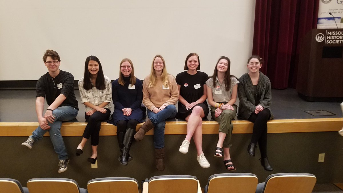 Congratulations to representatives from the Environmental Sustainability class for earning 1st place in the @USGBCMoGateway Green Schools Quest!