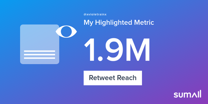 My week on Twitter 🎉: 55 Mentions, 149K Mention Reach, 260 Likes, 158 Retweets, 1.9M Retweet Reach. See