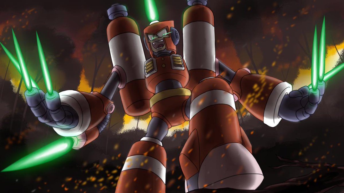 Michi_ETPE's tweet photo. So the stream is over! It's the first time i do that meme thing of redoing old stuff, and gotta say i'm really happy about how much i've improved over these years! c':

#megaman #rockman #burnerman #バーナーマン #ロックマン https://t.co/e719Ifra6X
