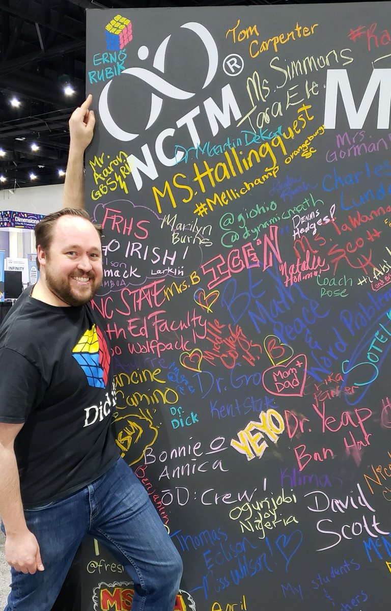 RTBCoaching's tweet image. Who&apos;s your #MathHero? #NCTMSD2019