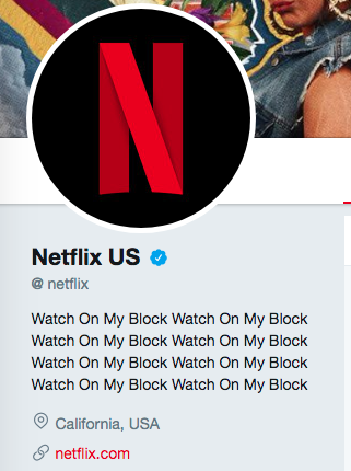 kateinmadcity's tweet photo. why couldn't Netflix advertise like this for Sense8, ODAAT, Gypsy, The Get Down, Travelers, Everything Sucks....?? come on 🙄 https://t.co/ltpfUWdJXm