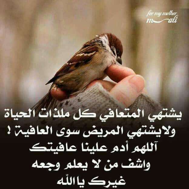 اللهم اشفي كل مريض