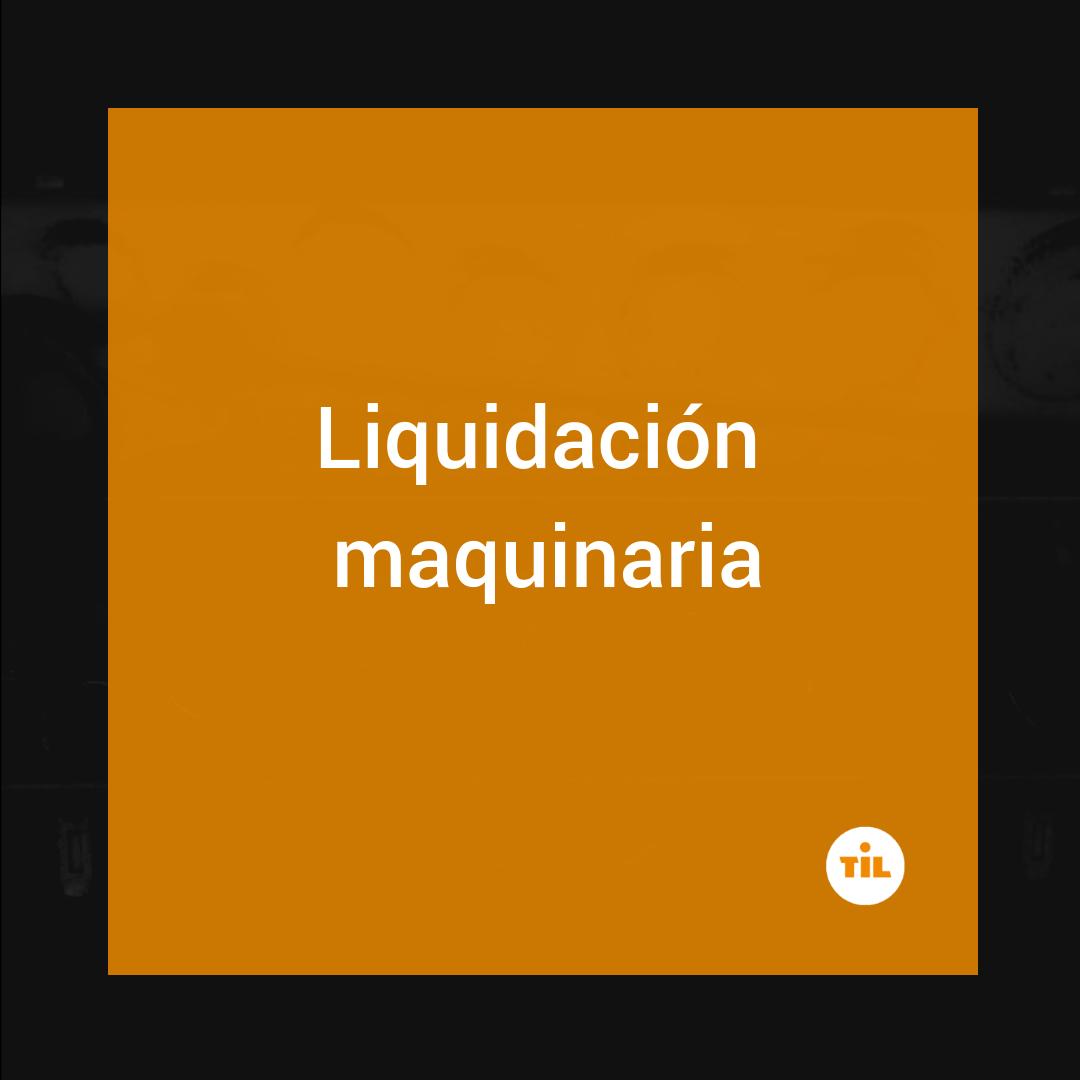 ⚠️Nuevos proyectos de la web⚠️
Liquidación Maquinaria Metalúrgica➡️ bit.ly/mmetalurgica
Liquidación Equipos y Accesorios Soldadura ➡️ bit.ly/variossoldadura
Liquidación Herramientas, Utillajes y Accesorios➡️ bit.ly/liqherramientas
#maquinariaindustrial #metalmecánica