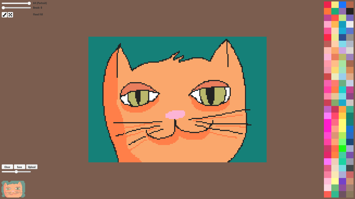 pointbleep's tweet photo. Meow! #pointbleeppaint #pixelart #cat https://t.co/N8Pfd0iNZ9