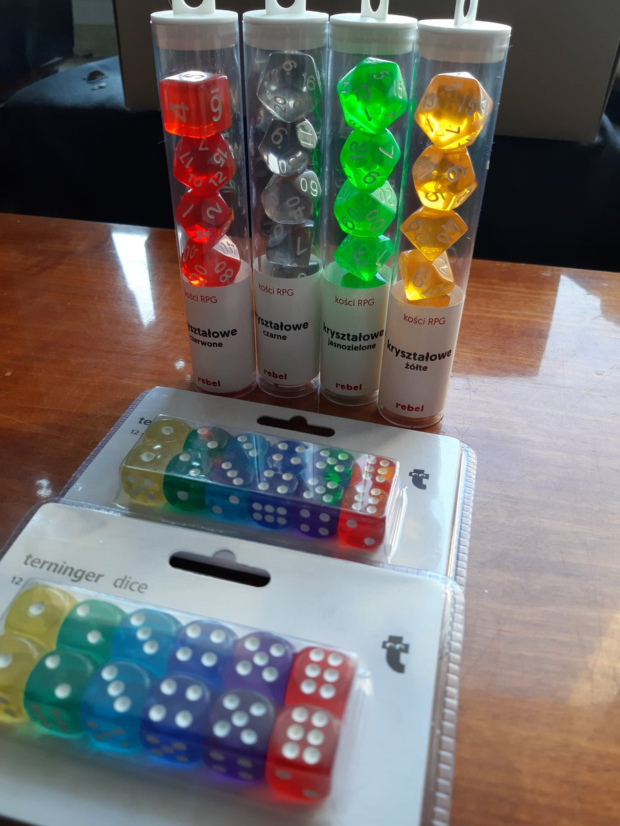 Anubis_sama's tweet photo. I don't have a dice problem, ok? I just need to be prepared as a GM, right? Right...? #Critters #ttrpg #dnd5e #firsttimegm https://t.co/IBcEksdHGP