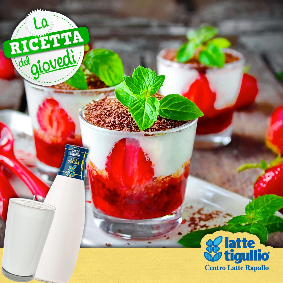 lattetigullio's tweet photo. Il tiramisù alle fragole è più cremoso se bagnate i savoiardi nel succo delle fragole e in poco latte Tigullio. https://t.co/O7Y4Ex0GUY
