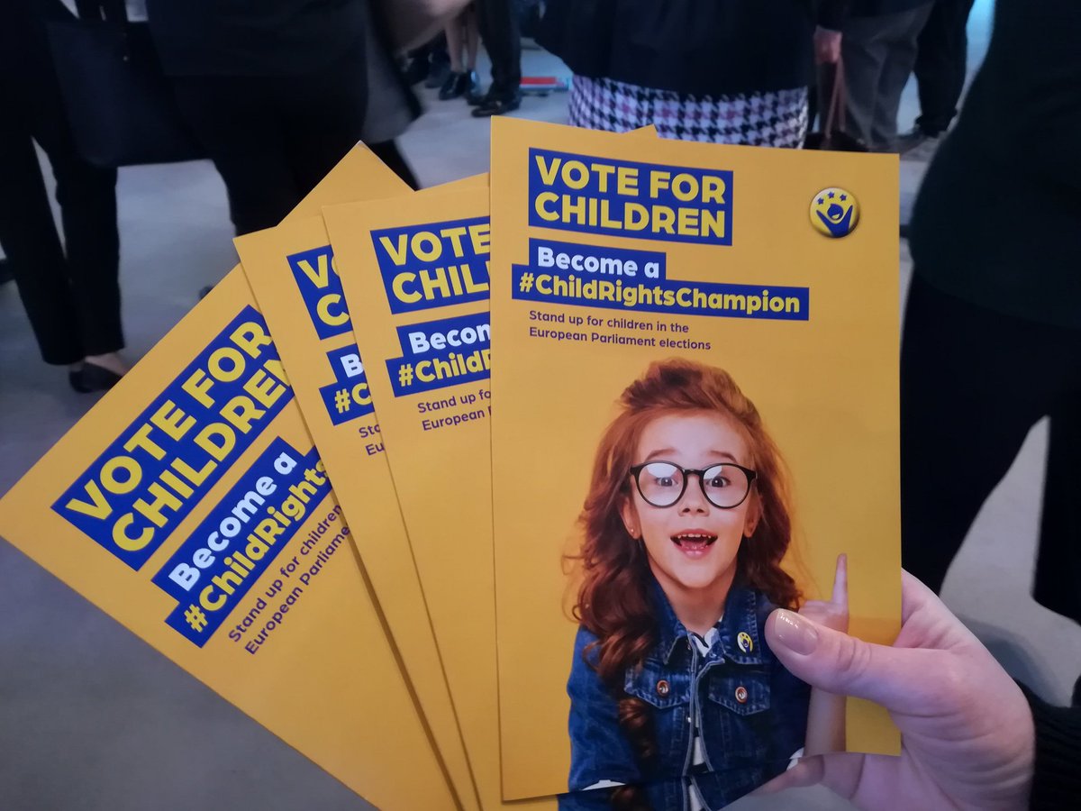 Today we launch the #VoteforChildren campaign calling on EU MEPs to sign up and become a #ChildRightsChampion in the next #EU elections.
@stelioskoul @kkuneva
Has your MEP signed up? Find out here childrightsmanifesto.eu