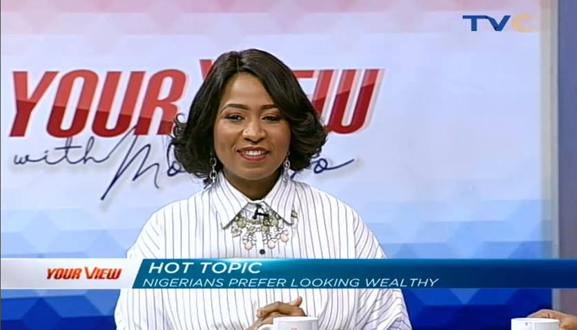 TVCconnect's tweet photo. #HotTopc - One of the story that caught our attention on social media this week is that of an entrepreneur who said, Nigerians prefer to look wealthy
than to actually be wealthy. According to him, it is a culture that
destroys things. How true is this? ๐07080668014. #YourViewTVC https://t.co/GrYod7UsCL