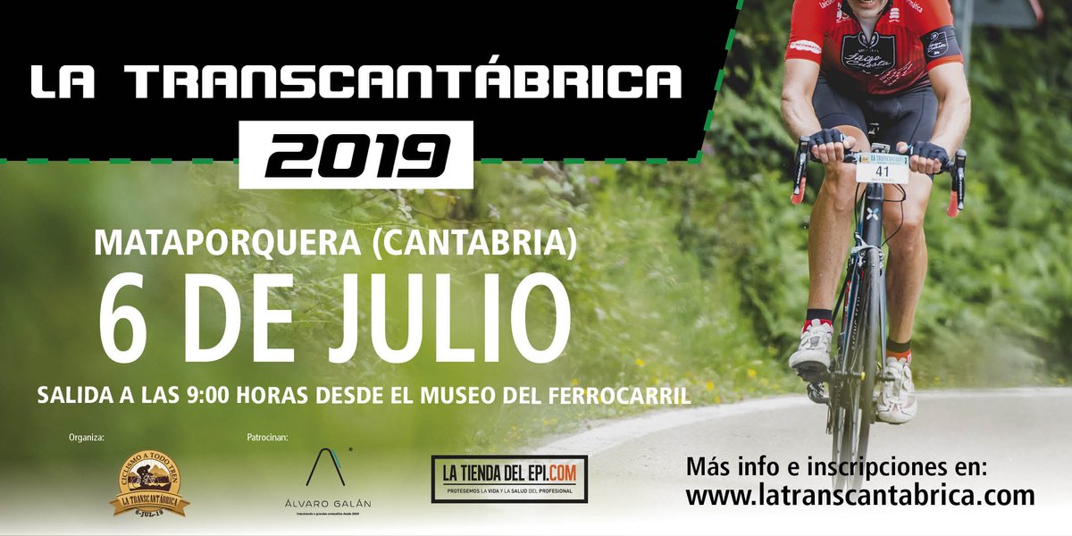 ¡Comienza la cuenta atrás para #LaTranscantábrica2019! 🚵‍ Apunta esta fecha: 6 de julio. ¿Estás preparado?