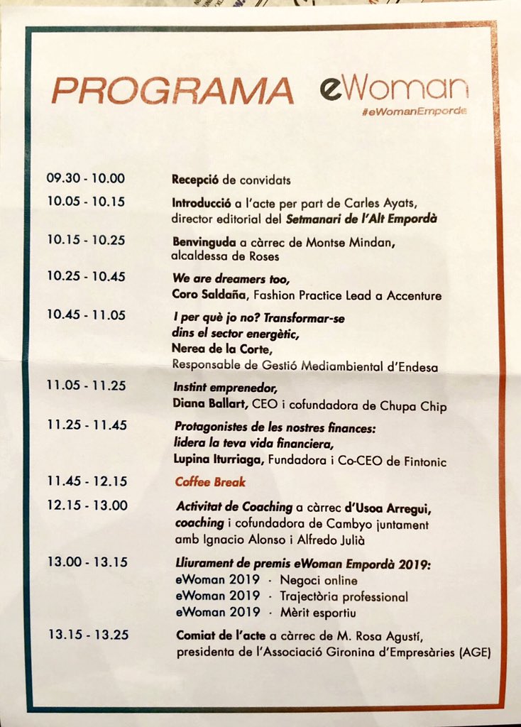 Hoy estamos en el #eWomanEmporda en #Roses apoyando a todas las Mujeres de Éxito que tenemos muy cerca,  una iniciativa de <a href="/emporda_info/">EMPORDÀ</a>