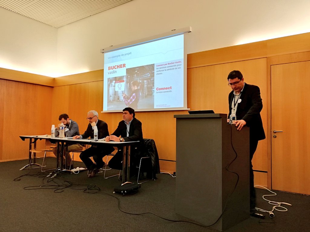 En direct du salon <a href="/salonenova/">Salon ENOVA</a> avec <a href="/Captronic_/">CAP'TRONIC</a> @WEn_Official @CCI49 #Oxelar @BucherVaslin pour parler #IoT ! #enova