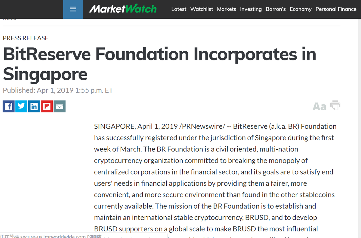 BitReserve Foundation tweet media
