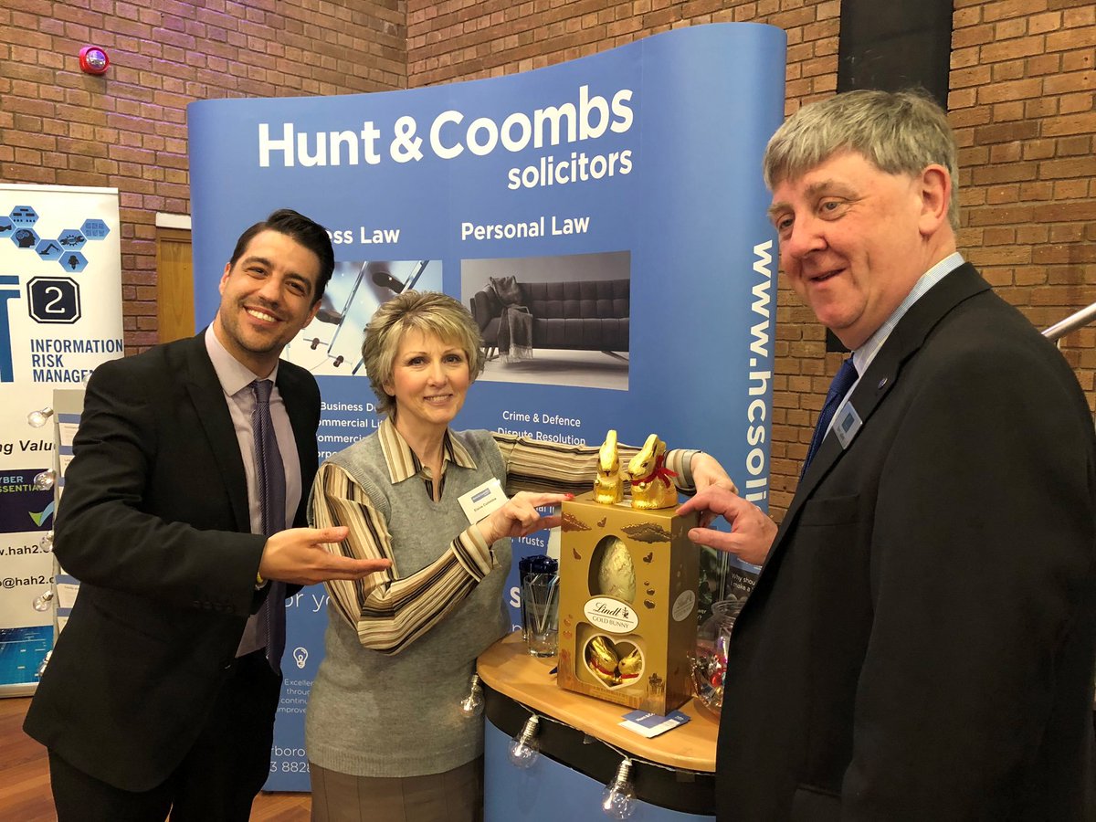 We had a great day at the <a href="/HuntsBizFair/">Hunts Business Fair</a> yesterday, catching up with familiar faces and making some new contacts! Congratulations to the winner of our competition - <a href="/HuntandCoombs/">Hunt & Coombs Solicitors</a> - we hope you enjoy the Easter treats! <a href="/burgess_hall/">Burgess Hall</a> #cambridgeshire #huntingdon #HBF19 <a href="/cambschamber/">CambsChamber</a>