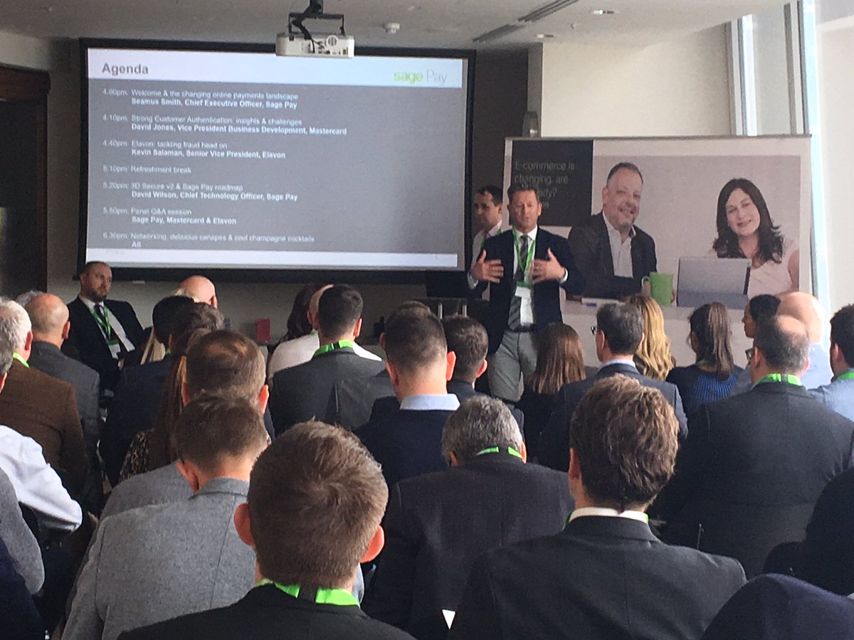 OpayoSupport's tweet photo. We took customers through the new EU legislation on #SCA yesterday and the impact on online payments. Are you ready? Thank you @MastercardUKbiz @Elavon_UK @Seamus008 @TheShardLondon   #PSD2 https://t.co/WVmEanXvDv