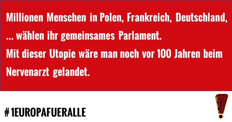 InitiativeOG's tweet photo. #diesmalwähleich #Europawahl #1EuropaFürAlle #EuropeanMay https://t.co/Y47VgI0RKq