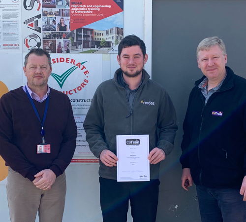 JoinCoTrain's tweet photo. Congratulations to Joe, our Apprentice of the Month from @MidasGroupUk - February 2019 - for his efforts. https://t.co/lbB05JjXGF #CoTrain https://t.co/GlmnW2n667
