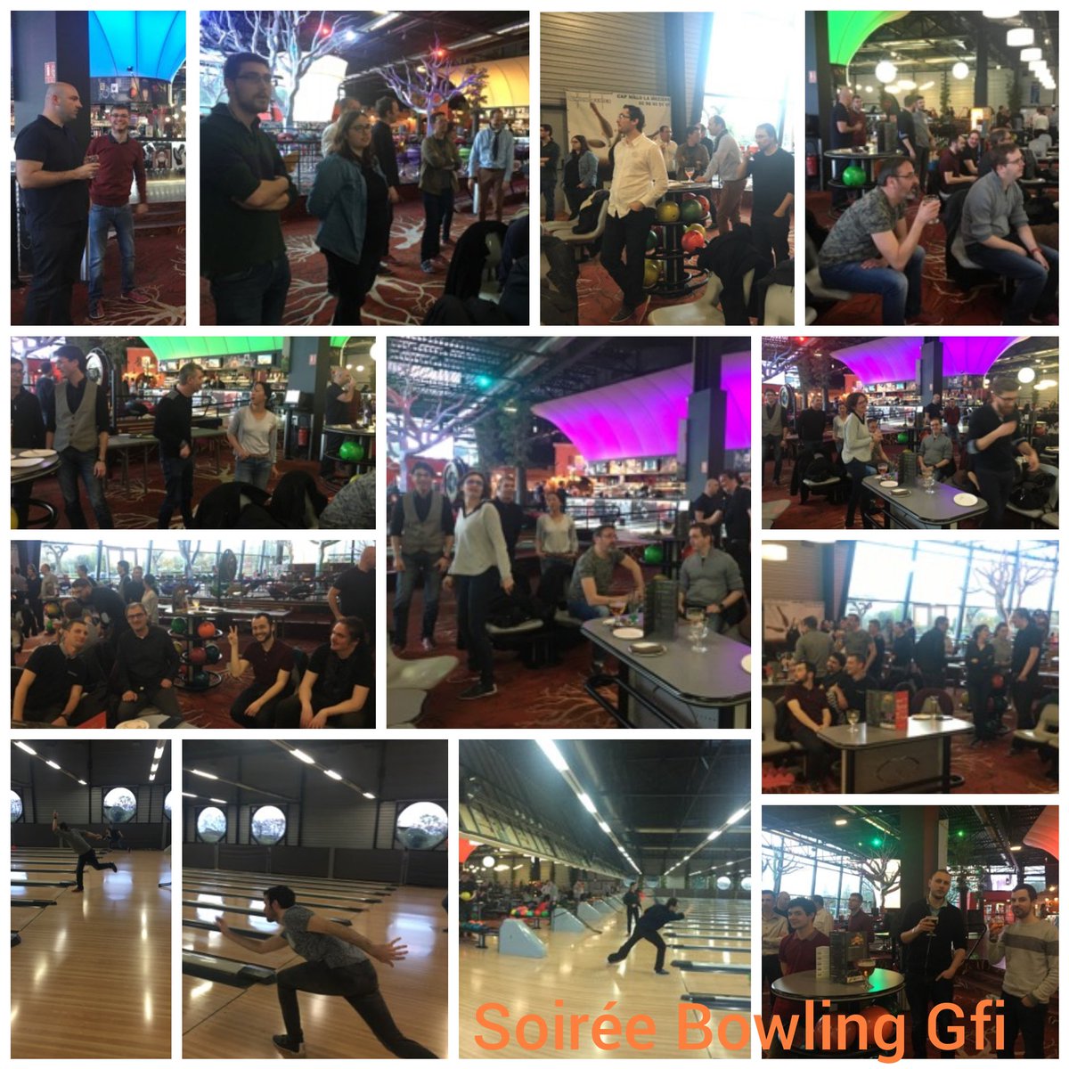 Super soirée Bowling 🎳 hier soir pour les collaborateurs Gfi! Merci à tous d'avoir partagé ce moment de détente 🤩
#gfi #HappyGfi