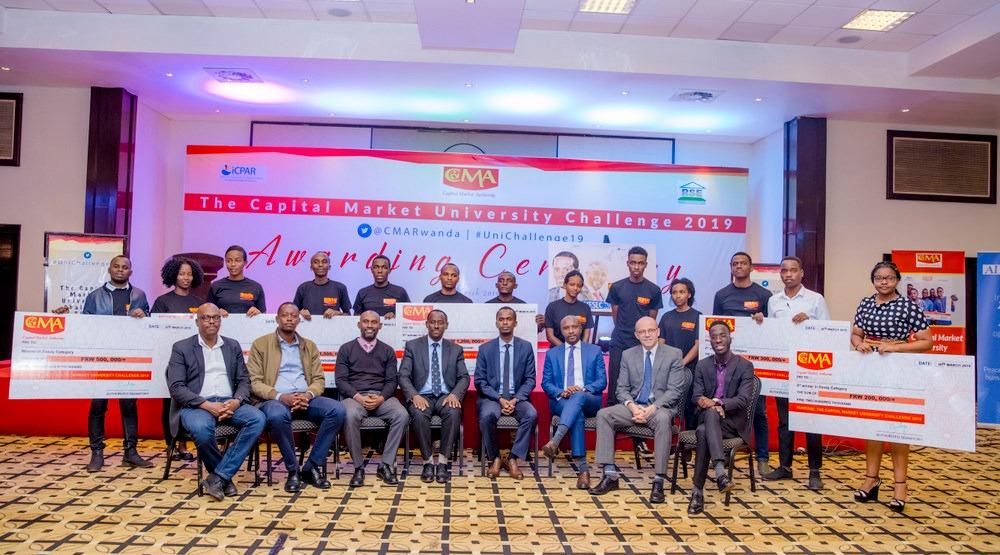 CMARwanda's tweet photo. #Rwanda's Capital Market University Challenge serving to raise awareness among youth https://t.co/XvP8gGqF48 via @NewTimesRwanda 

#UniChallenge19 https://t.co/hUKkS74Put