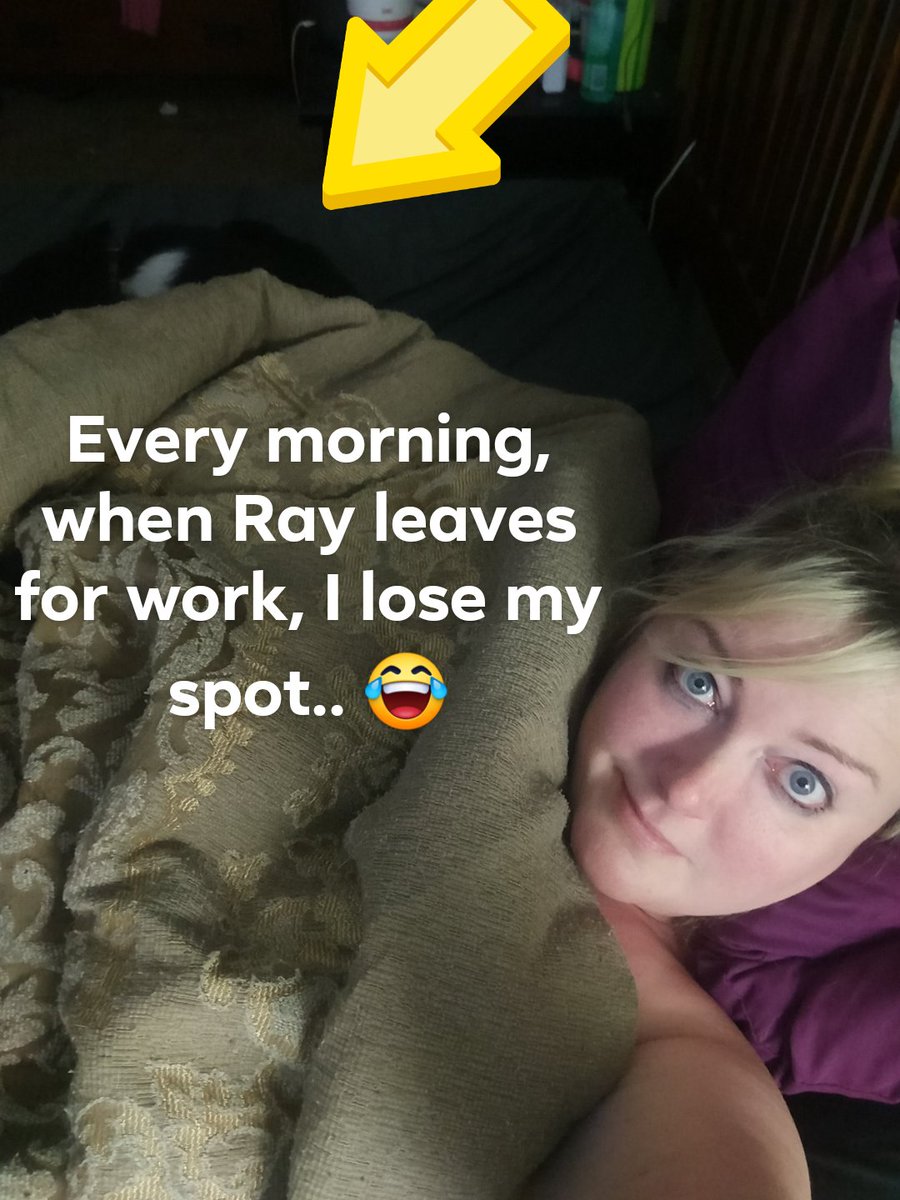 Y0UR_DR3AM_G1RL's tweet image. Yes, I sleep nude #ClothingOptional #SpoiledDoggo #ThatsMySpot #ITookDaddysSpot