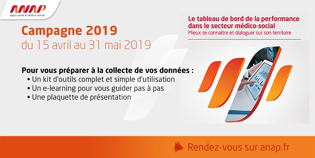 anap_sante's tweet photo. [#Medico-#social] Dernière ligne droite avant le début de la campagne 2019 : la plateforme du Tableau de bord sera ouverte à la saisie des données par les #ESMS du 15/04 au 31/05. A télécharger : le kit d’outils 2019 pour vous aider à bien vous préparer ! https://t.co/64HOso9PqS https://t.co/4PROB8d0zs