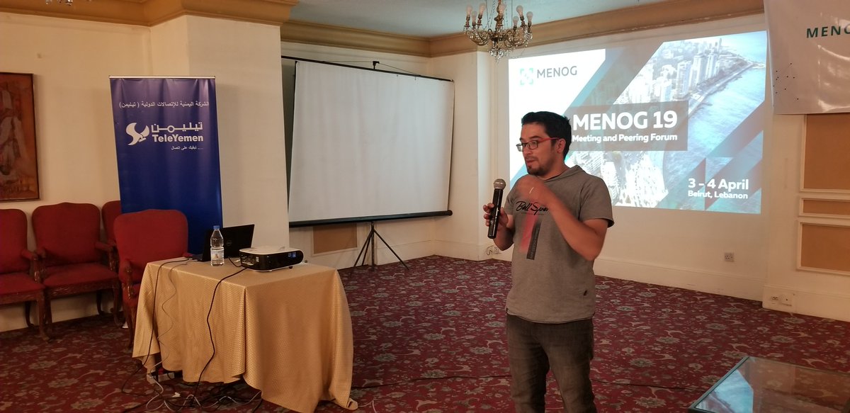 YODET_YE's tweet photo. Great step from #menog19 #Sanaa_Hub to start #YENOG 

Representatives from #YODET #Teleyemen #isoc_ye #YemenNet 

#Yemen https://t.co/38MCnXFUEk