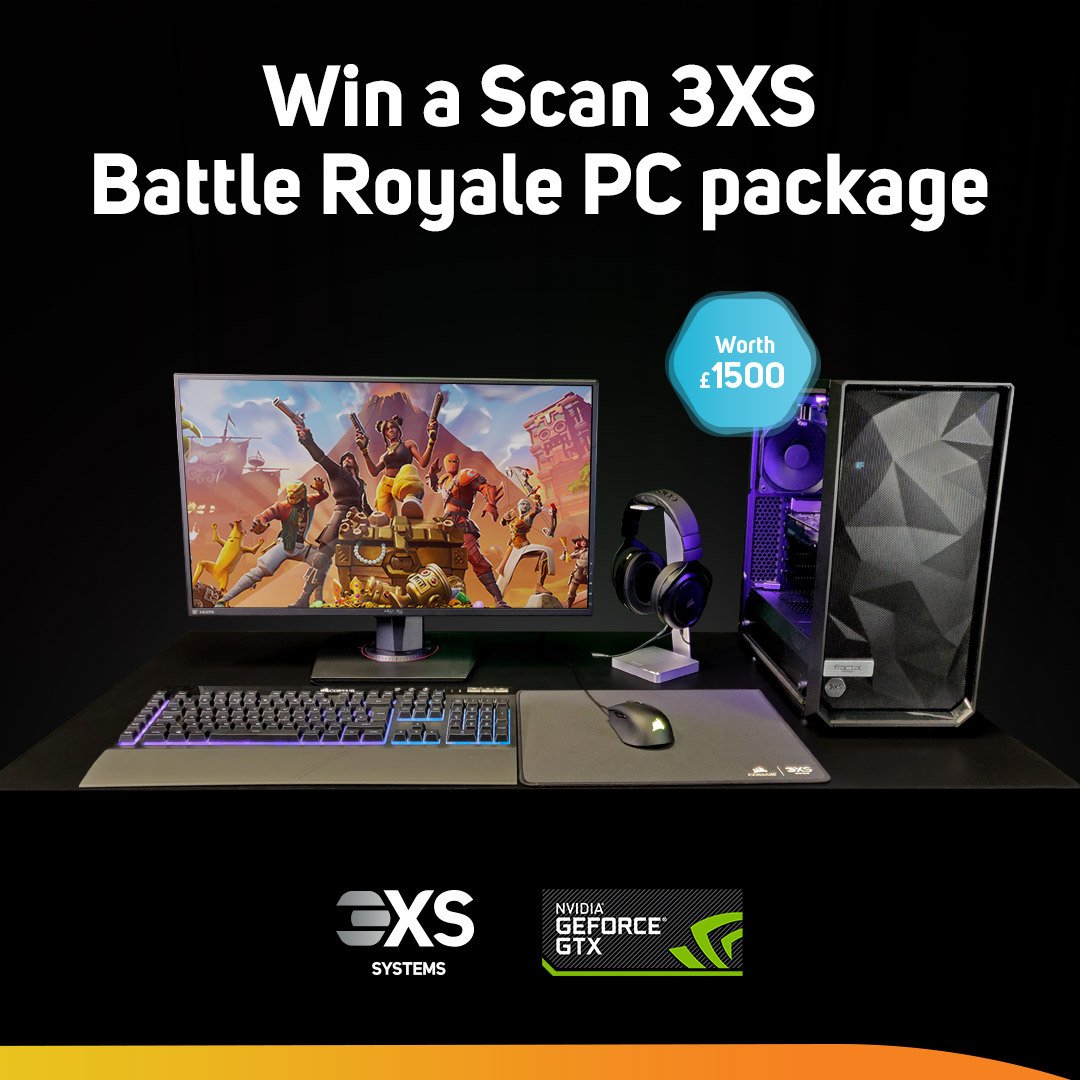 #LASTCHANCE! You could be our #WINNER! but only if you enter... #WIN a Scan 3XS BATTLE ROYALE gaming PC in this amazing free, worldwide, #competition. Enter here:  bit.ly/2JhNXKP   

#giveaway #PUBG #ApexLegends #Fortnite #CODBO4 #WinIt #gaming #GamingSetup #Borderlands3