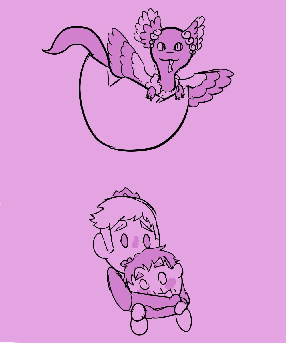 calmlyzombly's tweet photo. Thumbelina!LeoxFairyPrince!Simon Au!!!! #dbhsimon #dbhleo #dbhrarepairs
When the fairy you flirted with turns out to be a noble and thru a strange twist of fate you both end up adopting a baby dragon on accident. (Yes that's a coatl) https://t.co/HxQmu7KEvF