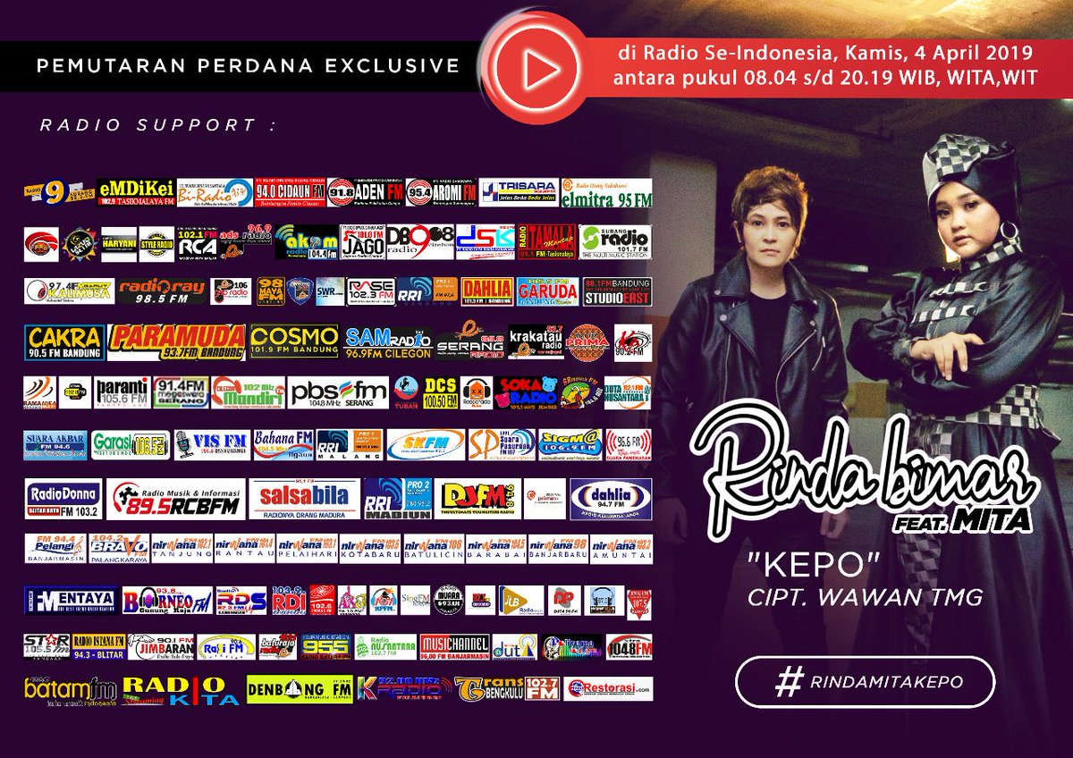 Play perdana Kepo by <a href="/bimar_rinda/">Rinda Bimar</a> feat <a href="/MitaEnglandMuse/">MitaTheVirgin</a> D'Ritz Production