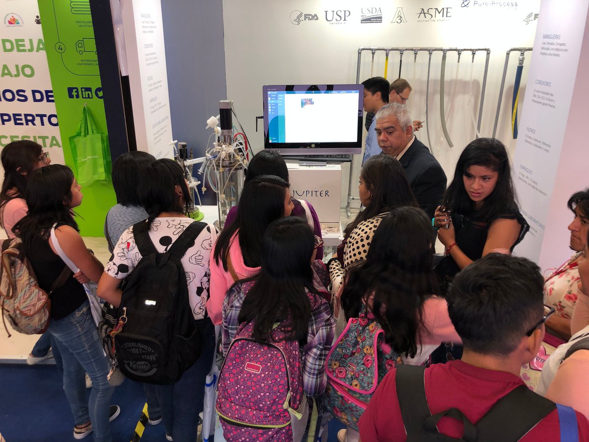 pure_process's tweet photo. Muchas gracias por las visitas recibidas en el primer día de Expofarma   2019. Los esperamos mañana en el Stand 1210 desde las 2 de la tarde.   Pasa a conocer los sistemas de fermentación y cultivo celular de Solaris  Biotech Solutions.   #fermentadores #biorreactores https://t.co/0tdEtvUMcd
