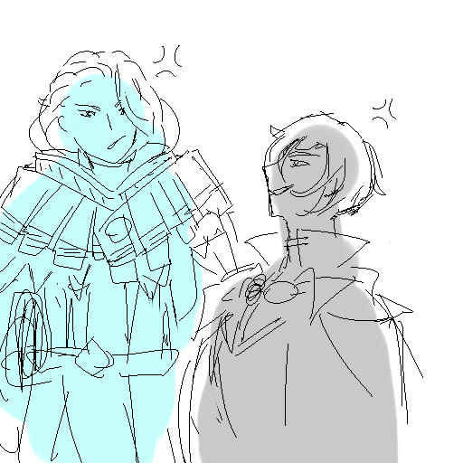 Halbyrd4's tweet photo. When you wanna draw good Charle/Morris fanart but they you get too lazy to finish so they just seem like they hate each other.
#Sdorica #Charle #Morris #Aosta #Gotthold https://t.co/yKKqC11Gi0