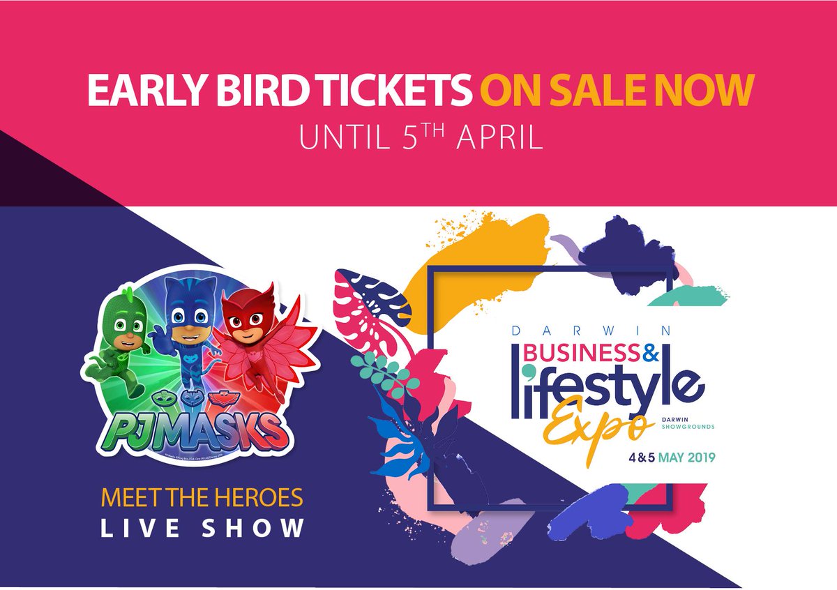 DarwinLifeMag's tweet photo. 🔥PJ MASKS IN DARWIN🔥 LAST CHANCE FOR EARLY BIRD TICKETS - https://t.co/d7MM6Wf8TC https://t.co/RXU3GMBhqs
