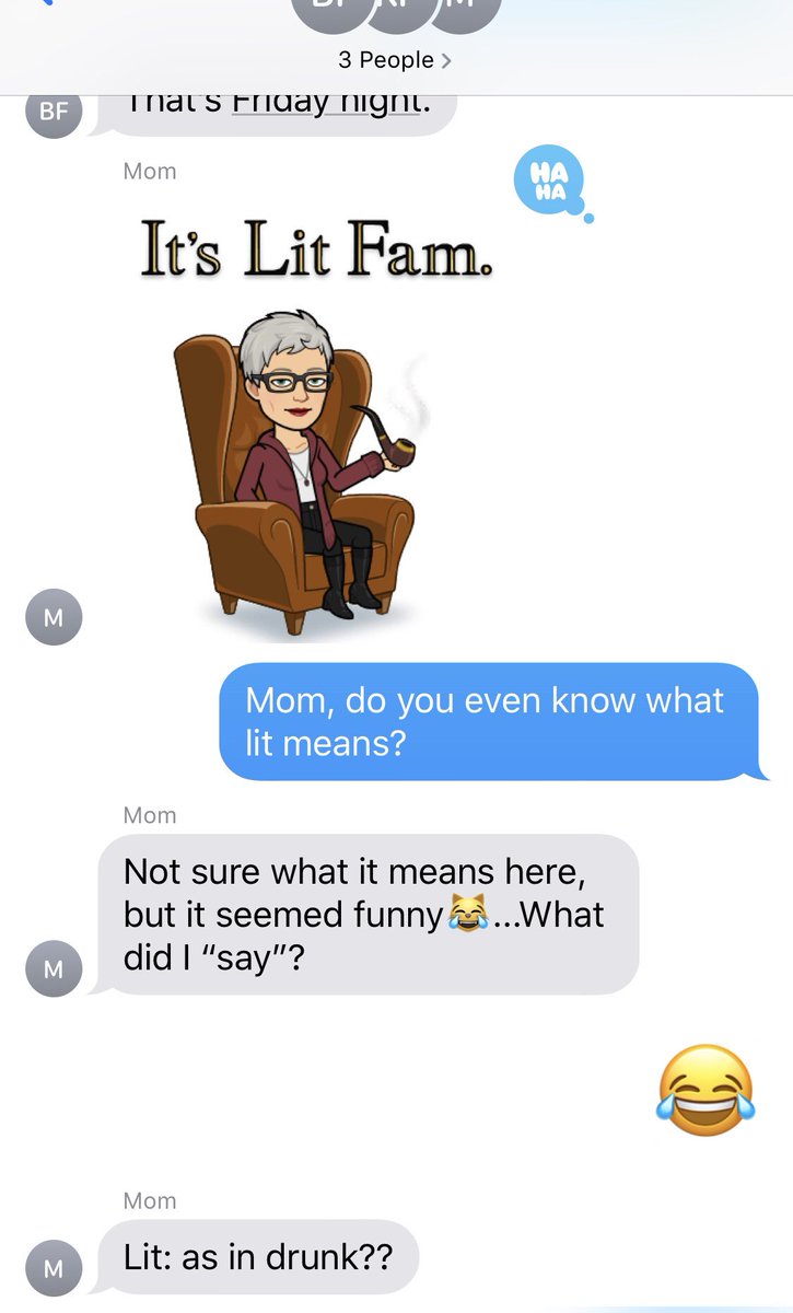 heyjenp's tweet photo. My mom is cooler than your mom. #familytexts https://t.co/C7sywXVpfB