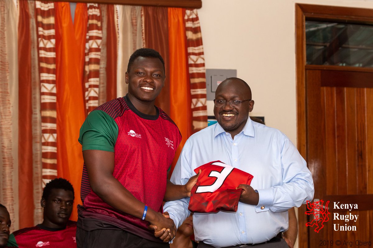 OfficialKRU's tweet photo. Last evening, the KRU Chairman paid a courtesy call to #Chipu and he also presented the jerseys to the squad facing Tunisia at 3:30pm today. #BarthesCup https://t.co/0Bntnk7HDW