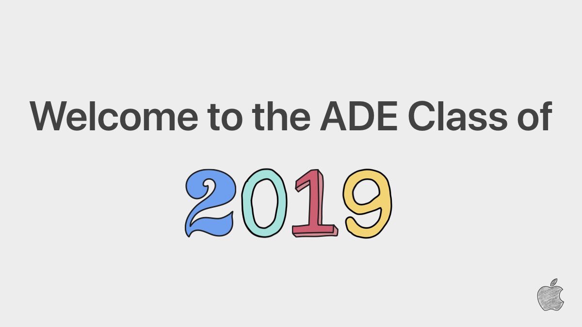 Congrats to all #ade2019 👏🏻 a special shoutout to @chsuanchen @mrkpyp @MartinZ31368144 @MrErdoganEDU @SSG178 @edTechEvans @joshwoodg who I know will be great members of the #ade comm. Also special mention those amazing educators who missed out - keep inspiring, keep innovating!