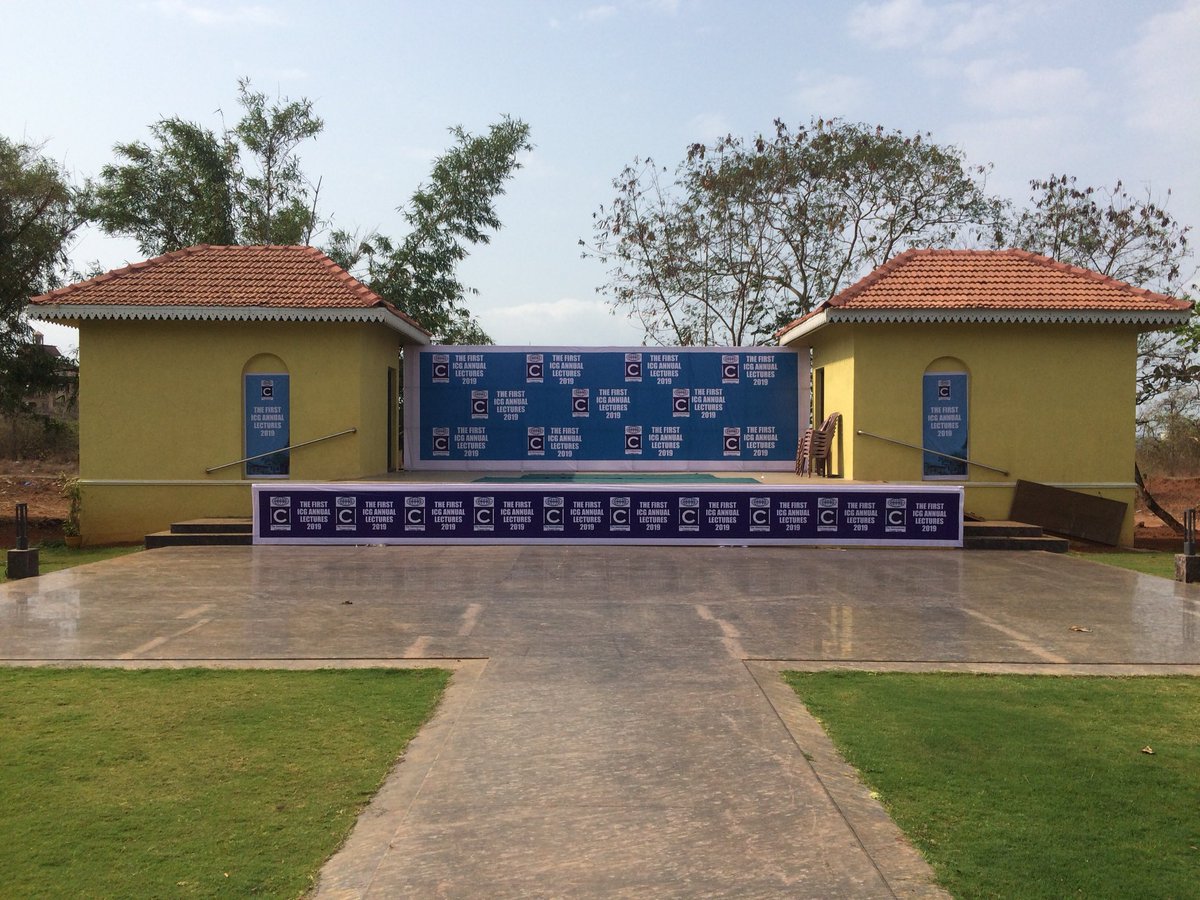 icggoa's tweet photo. Stage set for todayโs lecture on Universal Basic Income Scheme for India by @maitreesh Ghatak, Prof of Economics, London School of Economics at 6 pm.
All are invited.
#lecture #icggoa #donapaula #stage #goa #goaevents #eventsingoa https://t.co/SqchYsxAai
