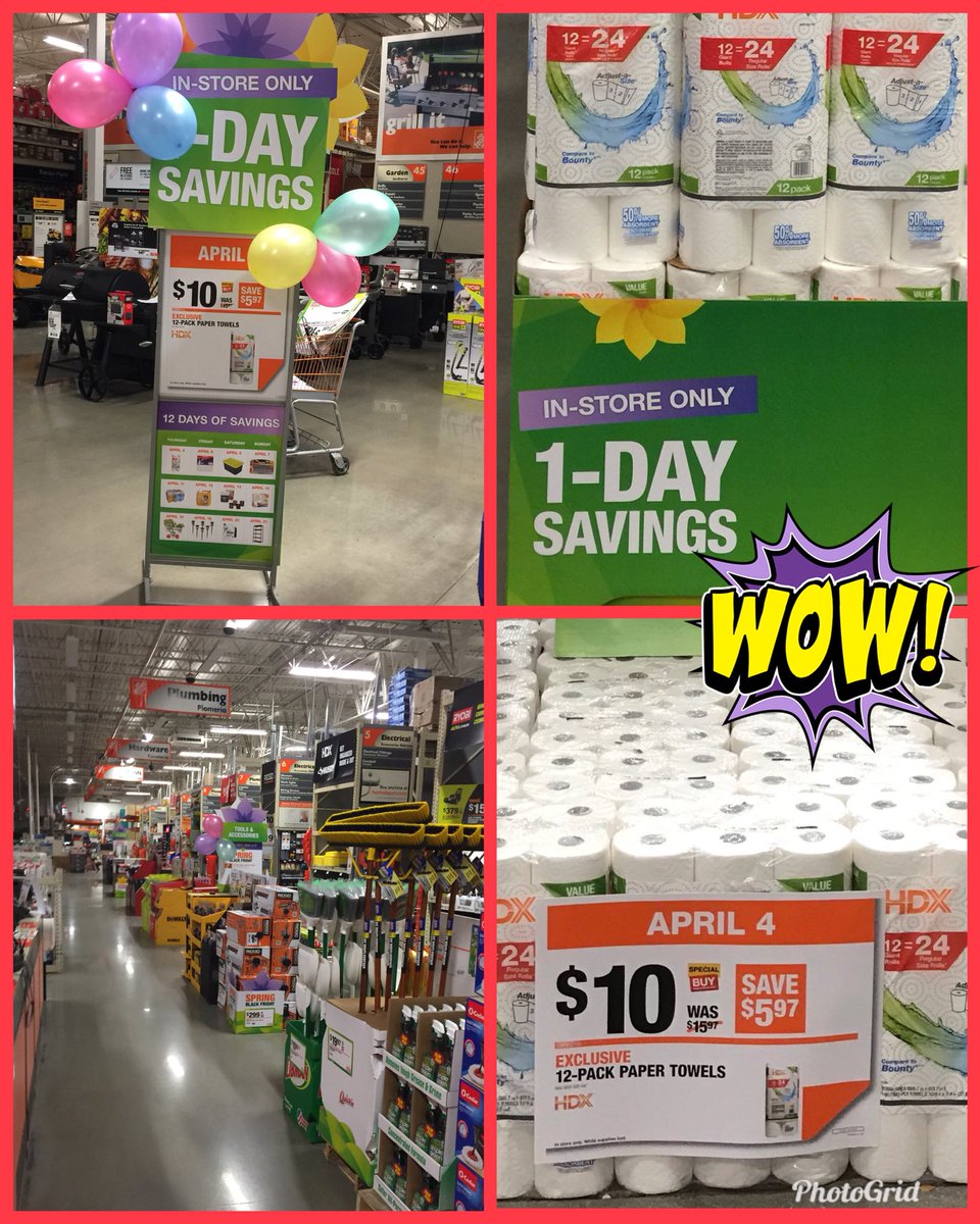 tereseistweetin's tweet photo. Talk about savings! 💵 Come on in and see our Spring Black deals (more like steals!) 💥 @HomeDepotJames @HDGerri @HDRessie_8531  #springblackfriday #adset #stealsanddeals https://t.co/nkrEOxXqL9