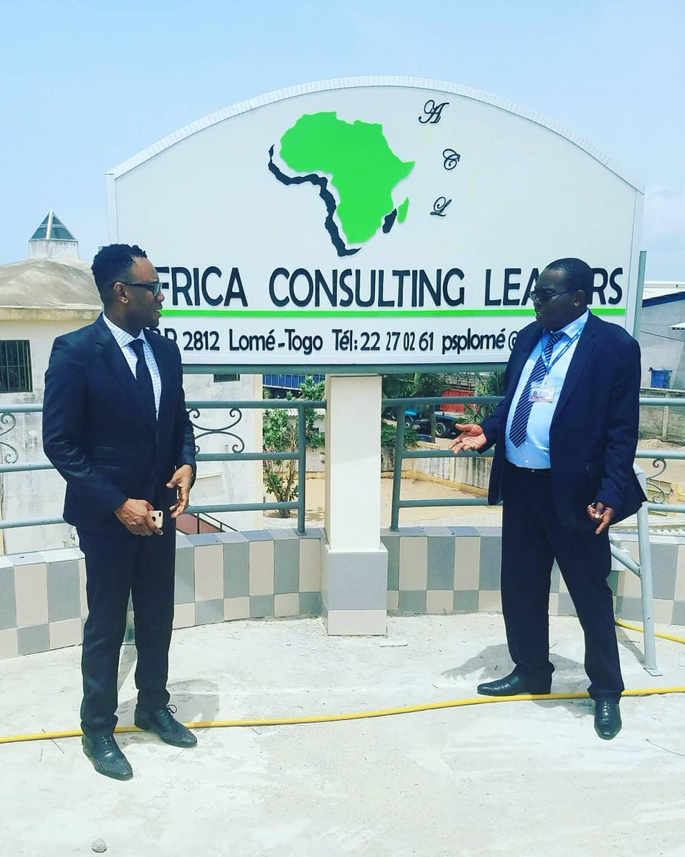 PascalAtuma's tweet photo. Lome, Togo yesterday with the CEO - Africa Consulting Leaders, Mr. Philipe Bocco.
Time to join hands and build Africa to the land that we all desire. Time to take that knowledge and skill home, time for Africa!!!
#GodblessAfrica #Godisable #thevisionisthemission #TABIC https://t.co/R1hikkstsM