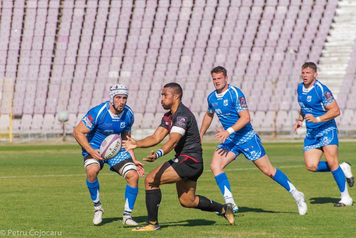Club16ro's tweet photo. The Oak Luke Samoa scored 5 points for Timisoara Saracens to secure the victory against Enisei STM, 20-18 in #ContinentalShield 🏉🇷🇴 #rugbyromania #oaks #stejarii #timisoarasaracens #rugby 📸 Foto: Petru Cojocaru https://t.co/z4HSL49H0a