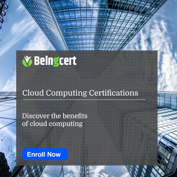 BeingCert's tweet image. #CloudComputingFoundation
#CloudComputingProfessional
#CloudComputingConsultant
#CertifiedCloudSecurityProfessional
Beingcert Cloud Computing Foundation is for the candidates who have the basic understanding of cloud computation.
visit:- beingcert.com/Detail?id=79