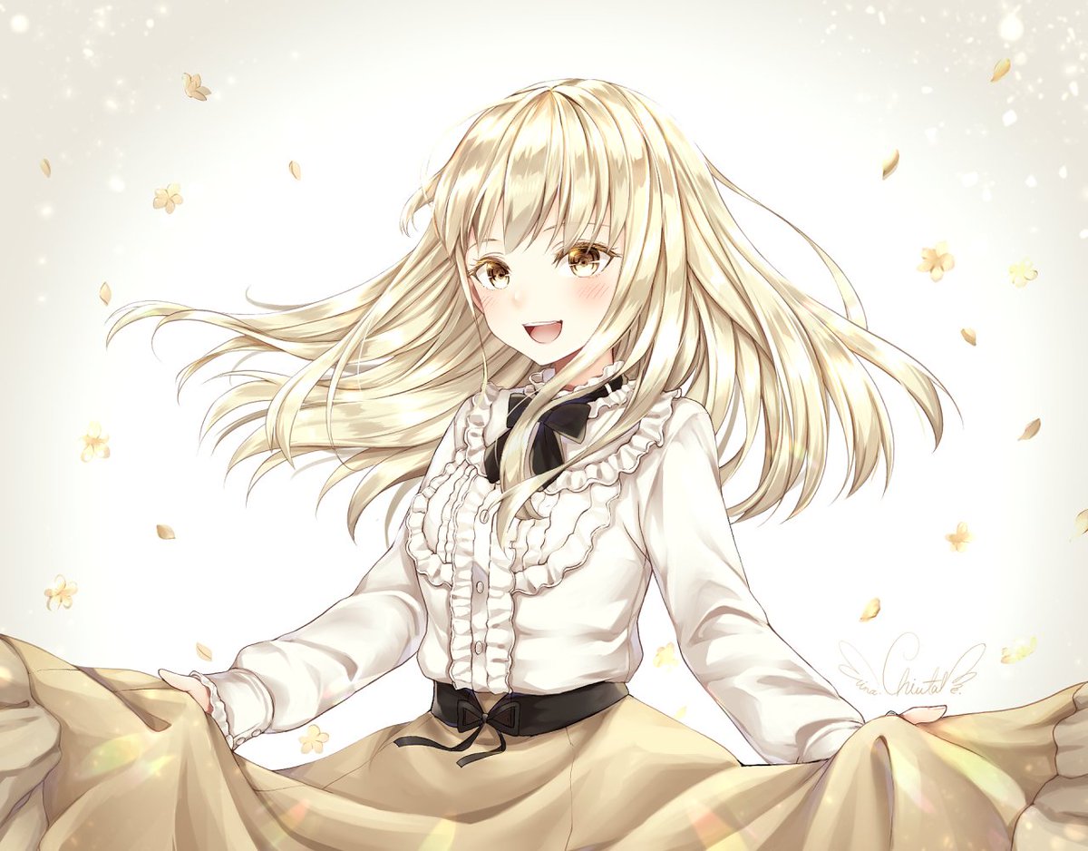 ʚ千羽茸みなɞ Twitterissa 金髪金眼の女の子 創作 春の創作クラスタフォロー祭り 平成最後の春限定絵描きさんと繋がりたい