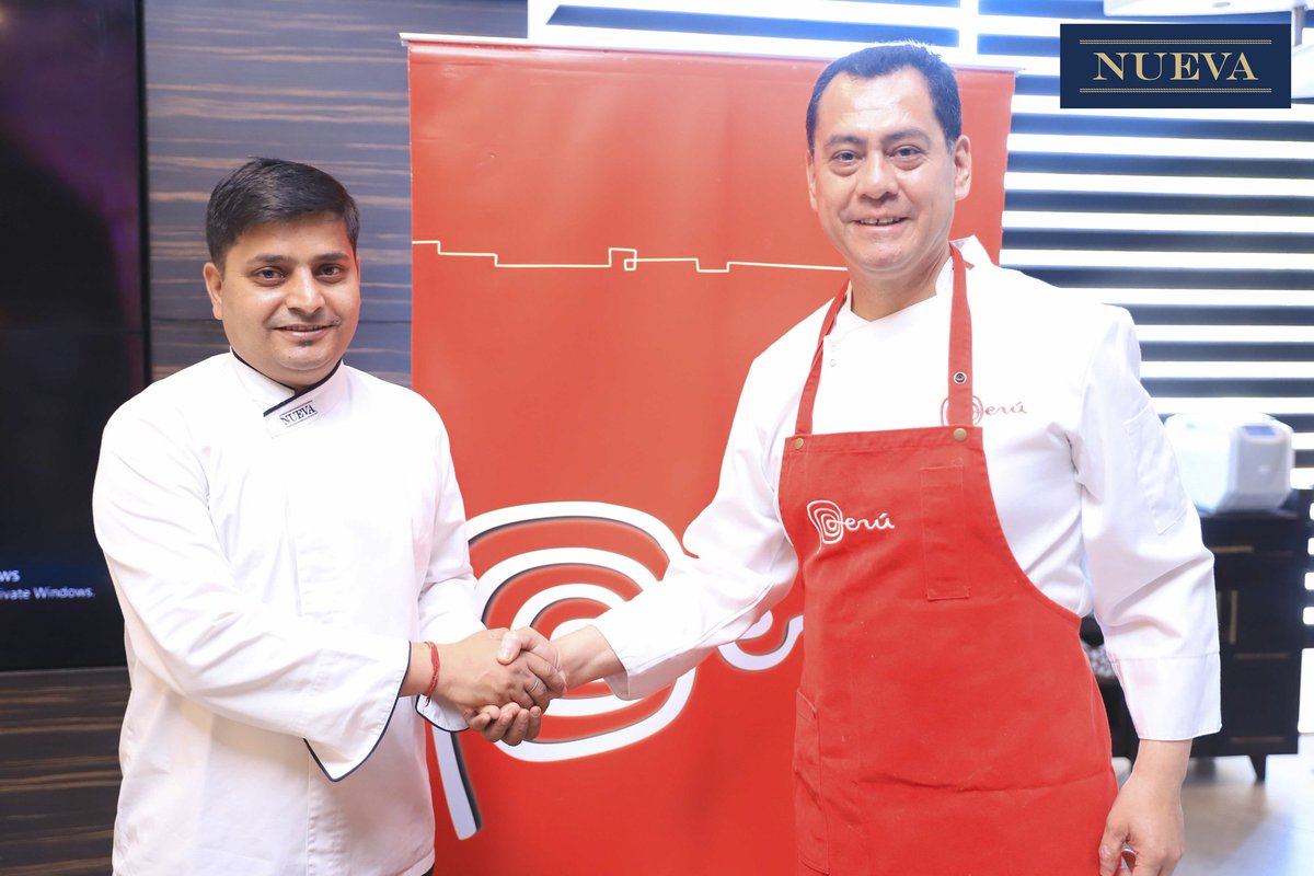nueva_world's tweet photo. Talk &amp; Masterclass on #PeruvianGastronomy in association with #HCAI &amp; #EmbassyOfPeruinIndia took place on April 1 at #NUEVA. What an honor and pleasure to have Guest Chef Dr. #GuilermoGonzalesArica, Director of Center For Gastronomic Diplomacy with us.
#NuevaWorld #PeruAtNueva https://t.co/AfcPzuZbE8