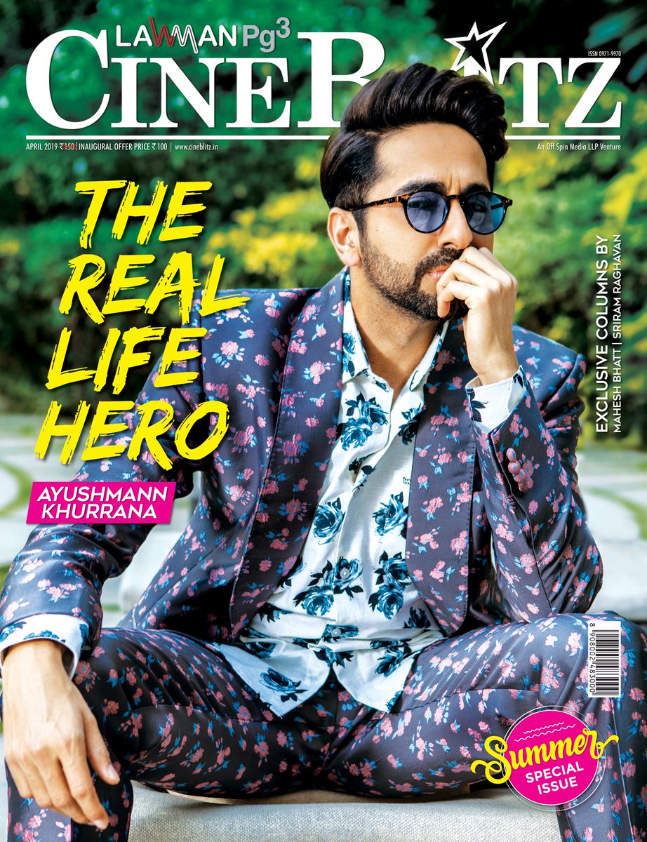 yrftalent's tweet photo. “I listen with attention to the judgement of all men; but so far as I can remember, I have followed none but my own."
The Real Life Hero: @ayushmannk
_____________________________________
#AyushmannKhurrana #CineBlitz #CoverMan #AprilMan #Style #Dapper #Love #Hot #Stylish 💫 https://t.co/Rfasson6Dn