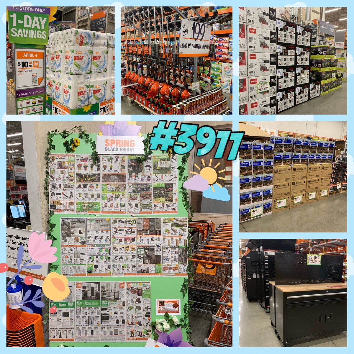 Spring Black Friday is back at #MidwestCity! We are ready to help our customers kickstart their spring season! Thanks to my team for a great AD set! #3911 #SpringBlackFriday