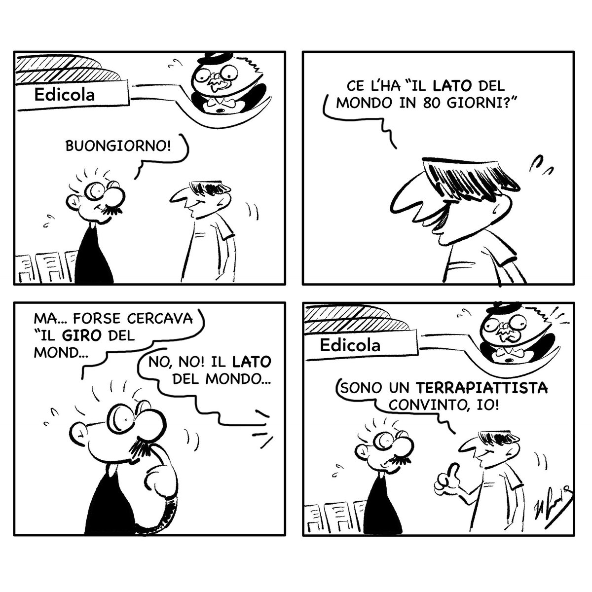 capogriso's tweet photo. In senso lato... #mrpidgen #pidgen #piccione #strisce #strisceafumetti #fumetti #storie #vignette #comico #italiancomics #ig_italia #balloon #freddure #comico #italiancomics #satira #terrapiatta #teorie #ilgirodelmondo #girodelmondoinottantagiorni #news #fakenews https://t.co/geR7gw8cUM