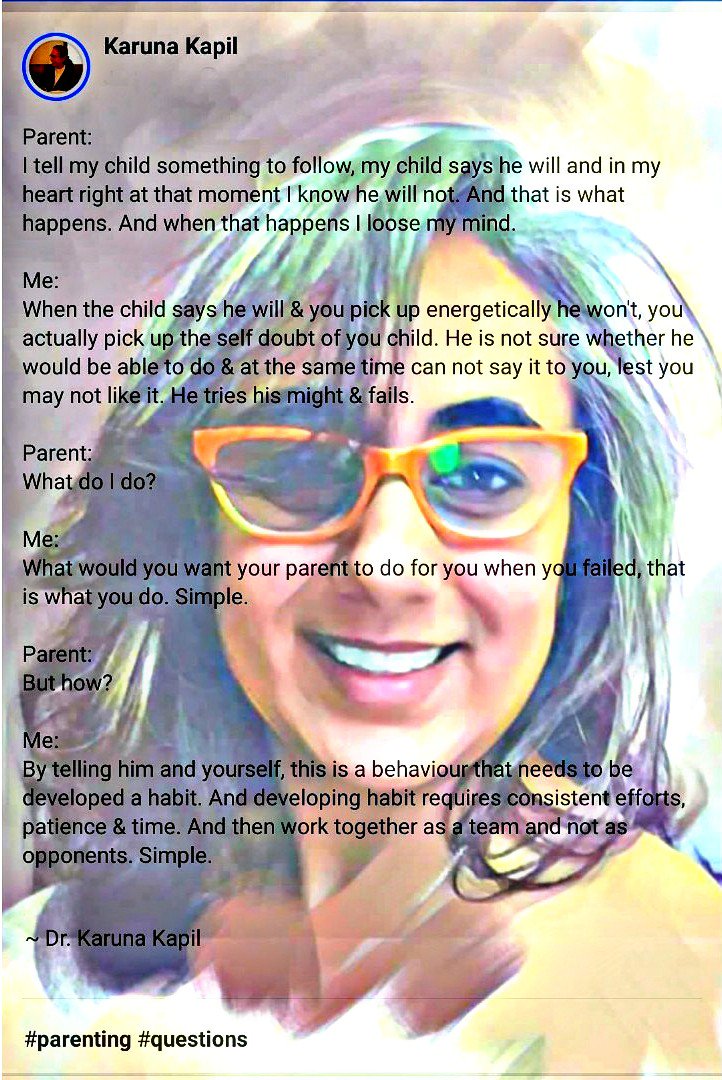 drkarunakapil's tweet photo. #habitchange #habitdevelopment #behaviourcoaching #behaviourdesign #cognitivebehaviouraltherapy #behavioursupport #behaviourmanagement #parenting #parentingtheshitoutoflife #parentinglife #ParentingSelfToBeParent #parentinggoals #parentingspirit #dailyparenting #parentingdiaries https://t.co/9km1Z4Qof6