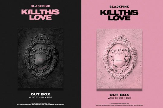 Amazon Com Blackpink Kill This Love Random Ver 2nd Mini Album Cd 52p Photobook Lyrics Book 4photocards Polaroid Photocard Sticker Set On Pack Poster Folded Poster Double Side Extra Photocards Set Home Kitchen