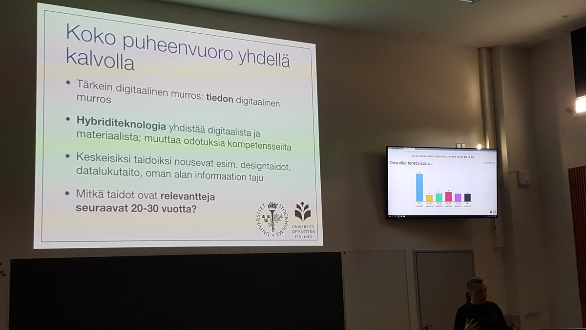 KohonenSusanna's tweet photo. Professori #MattiTedre #Innokomp'in merkeissä aiheesta "#Computational thinking: Digitaalinen kohtaa materiaalisen." Mitä #digitalisaatio oikeastaan tarkoittaa. Uusi tiedon rooli. Rajojen hälventyminen.
https://t.co/ZOUU41nwX3 @UniEastFinland @UEF_KK https://t.co/MbHXXYlOQh